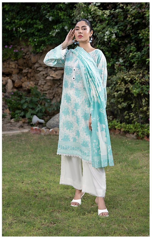 SALINA – Winter 3PC Khaddar Printed Suit (Unstitched) - SQ-3KPSD-3