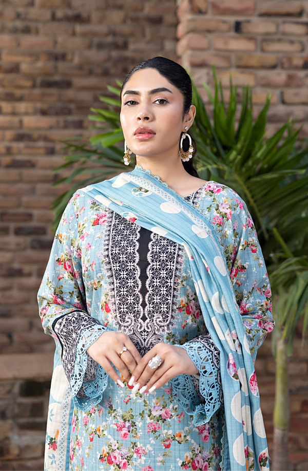 SALINA – Winter 3PC Khaddar Printed Suit (Unstitched) - SQ-3KPSD-4