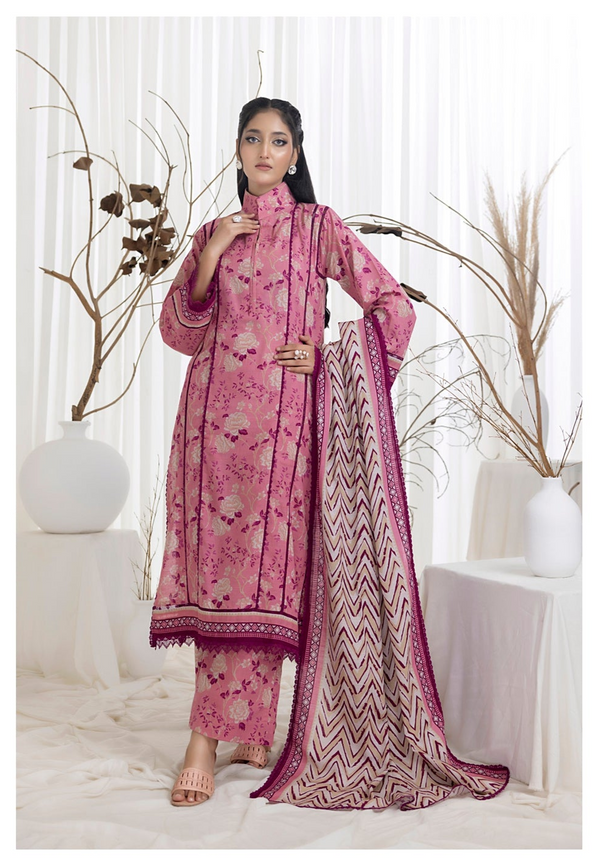 three piece unstitched suit